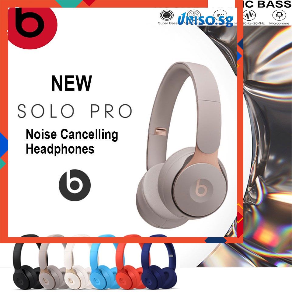 Nhịp đập Solo Pro Tiếng Ồn Không Dây Noise Cancelling Tai Nghe