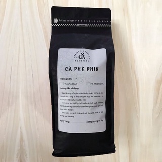 Cà phê nguyên chất Robusta - Loại cao cấp 100% Robusta - pha phin - khối lượng 1kg