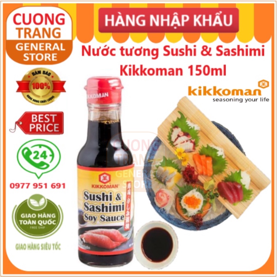 Nước tương Sushi & Sashimi Kikkoman 150ml