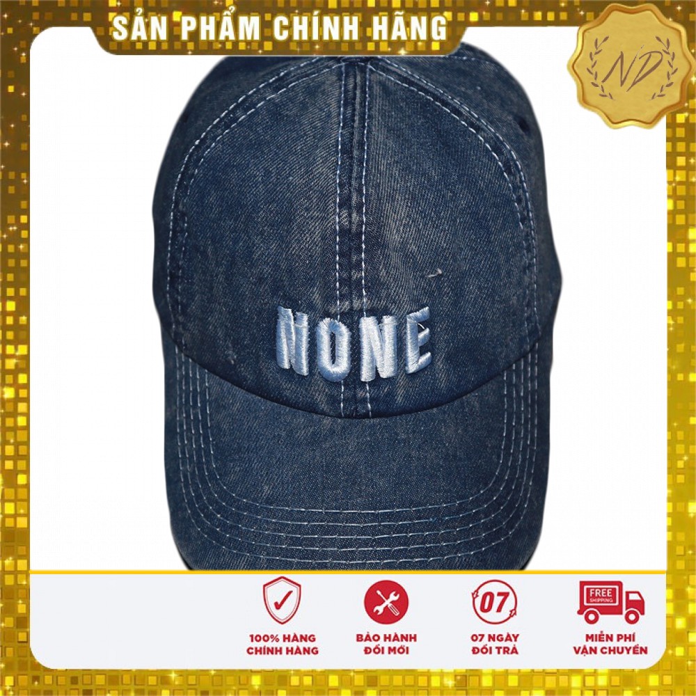 Mũ Lưỡi Trai None Chất Liệu Jean Chính Hãng Siêu Bền Siêu Thoáng Mát - Ninh Duy Store