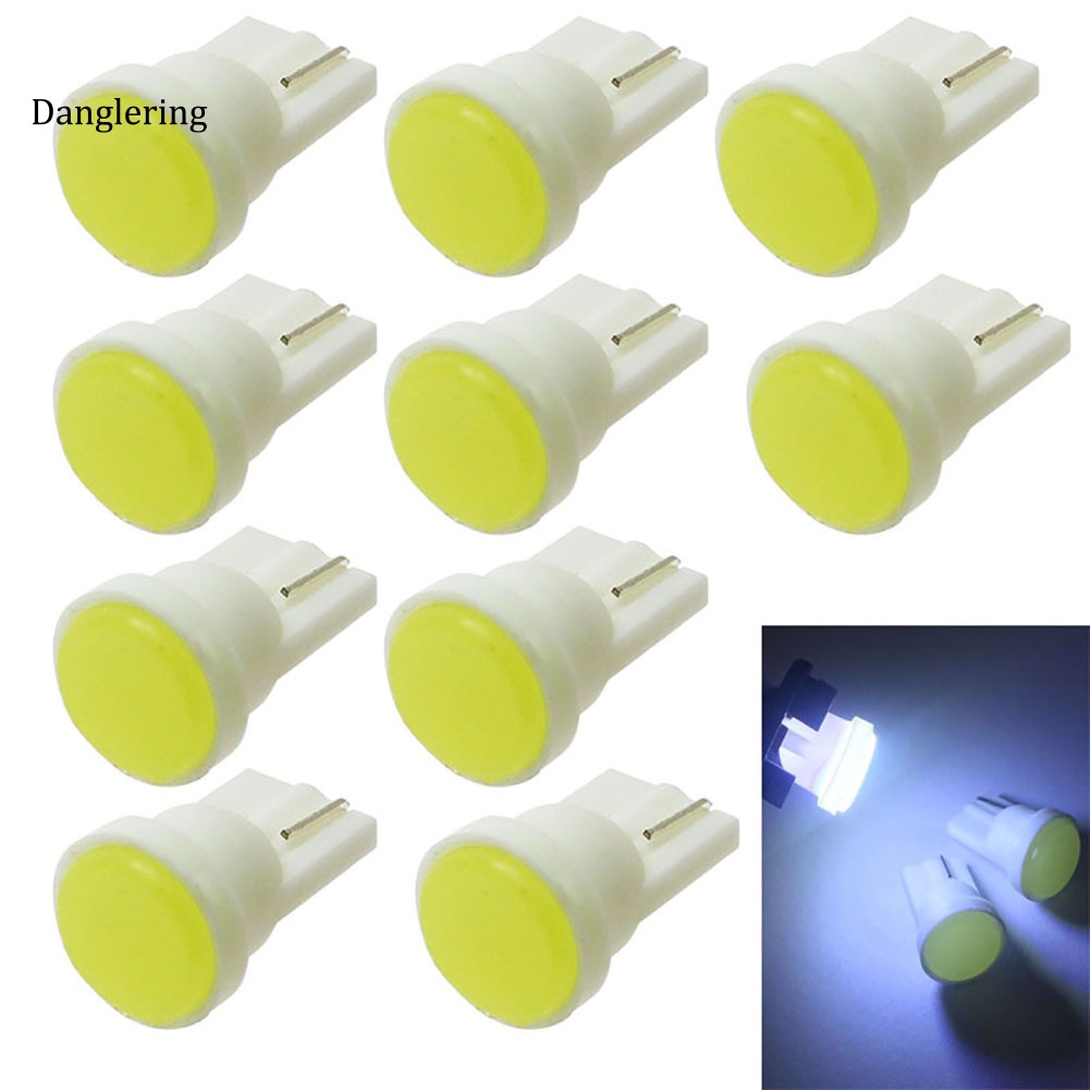 Bộ 10 Đèn Led 12v T10 W5W Gắn Cửa Xe Hơi
