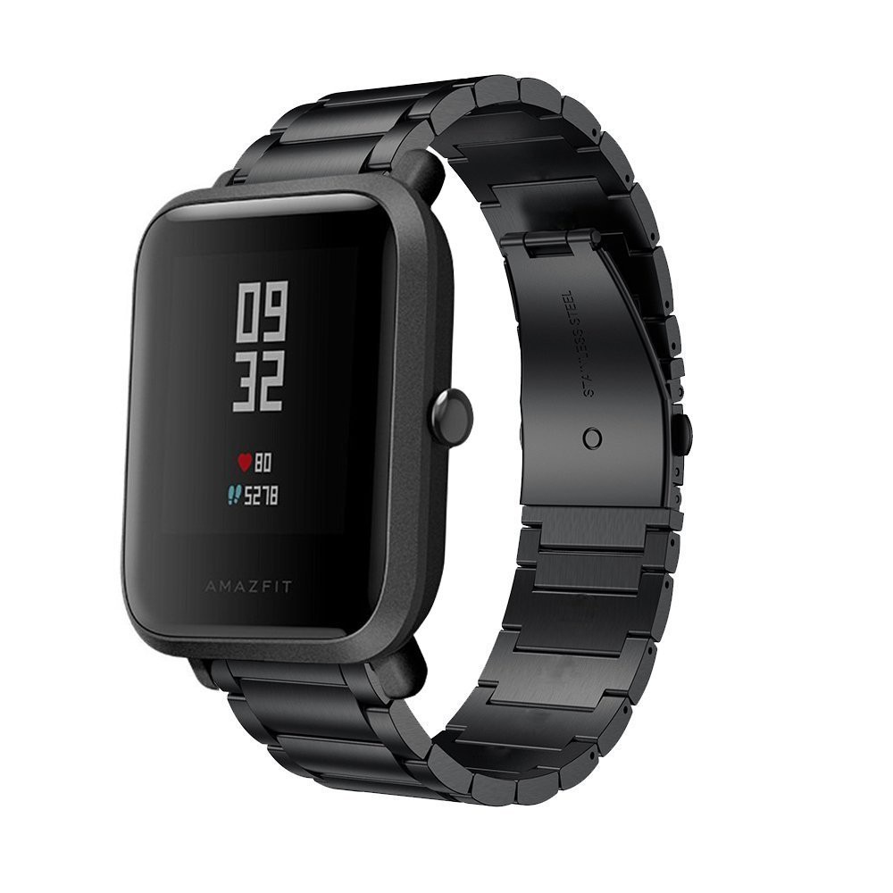 Dây đeo không gỉ kiểu dáng thời trang dành cho đồng hồ thông minh Xiaomi Huami Amazfit Bip BIT PACE Lite Youth