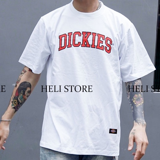 Áo thun Dickies - Teeshirt Dickies Original - Đen &amp; Trắng - Unisex nam nữ.