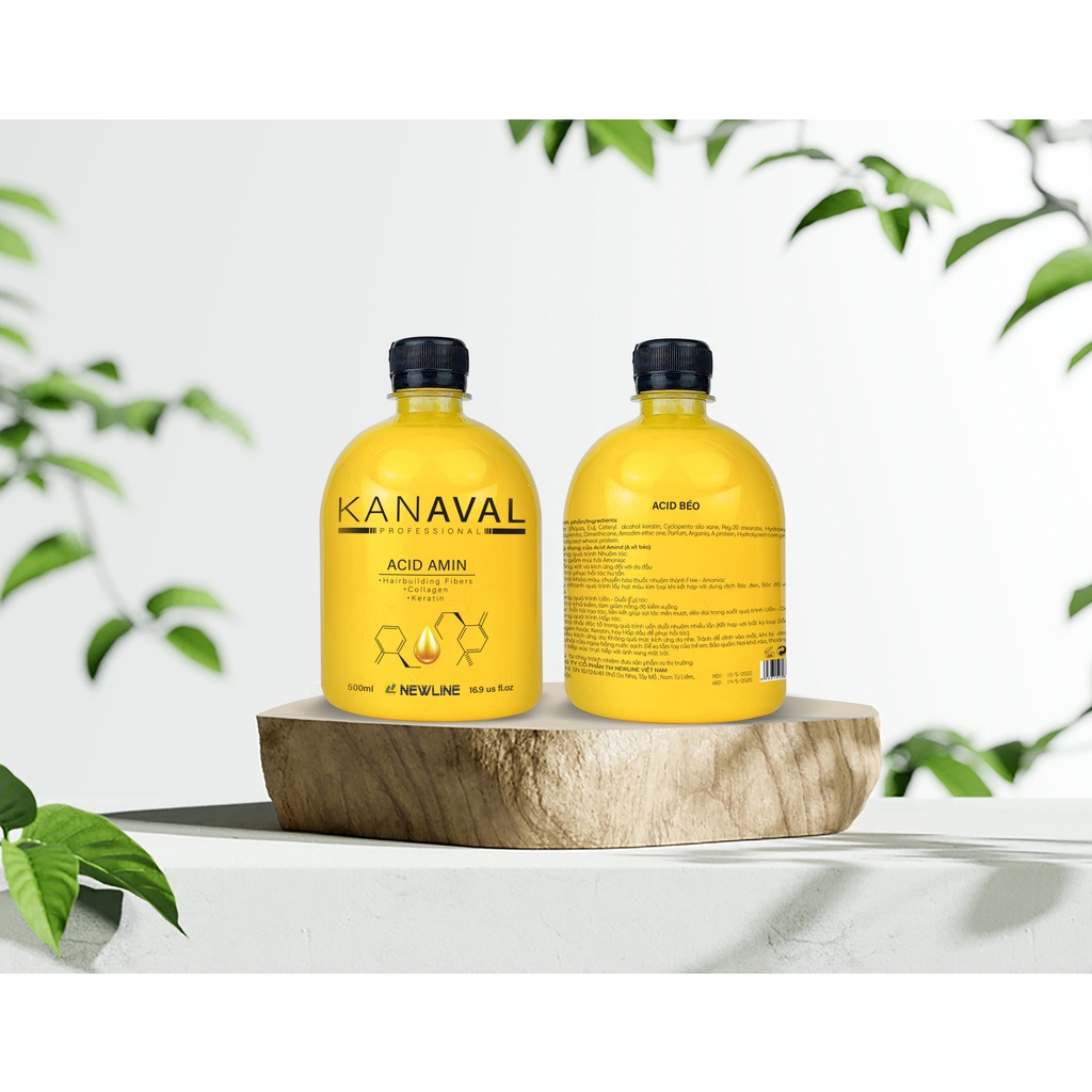 Axit béo Loãng Khử Kiềm Chống Xót Và Phục Hồi Tóc Hư Tổn Không Kích Ứng Da Đầu Chất 500ml Kanaval Official