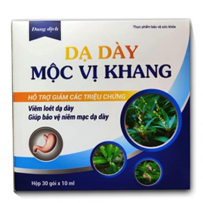 DẠ DÀY MỘC VỊ KHANG 🍀[CHÍNH HÃNG]🍀 DẠ DÀY MỘC VỊ KHANG - Dạng Dung Dịch - Hộp 30 gói