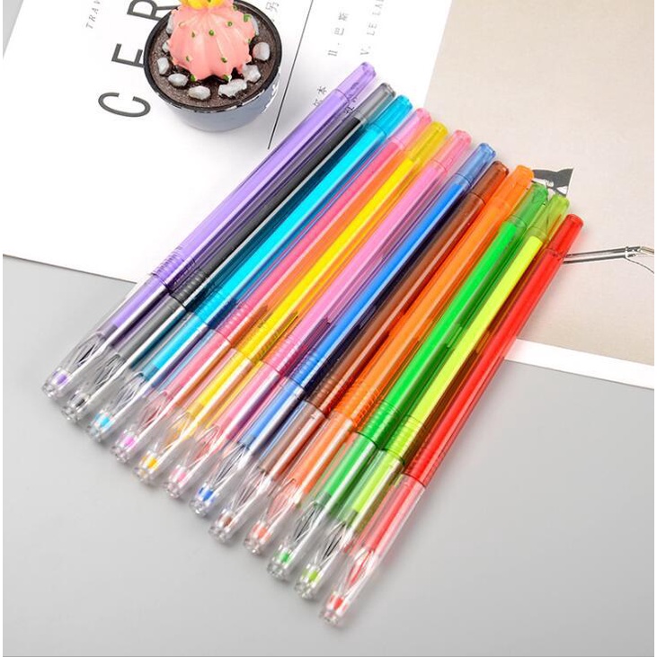 Bút Nhũ 12 Màu Ngòi 0.38mm