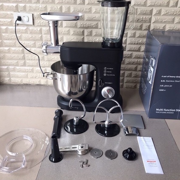 Máy nhồi bột, xay thịt Ranbem - bảo hành 1 năm- Hàng chính hãng