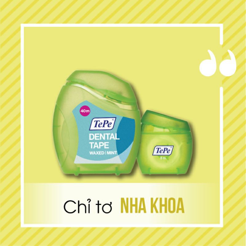 Chỉ tơ nha khoa Tepe 40m & 5m