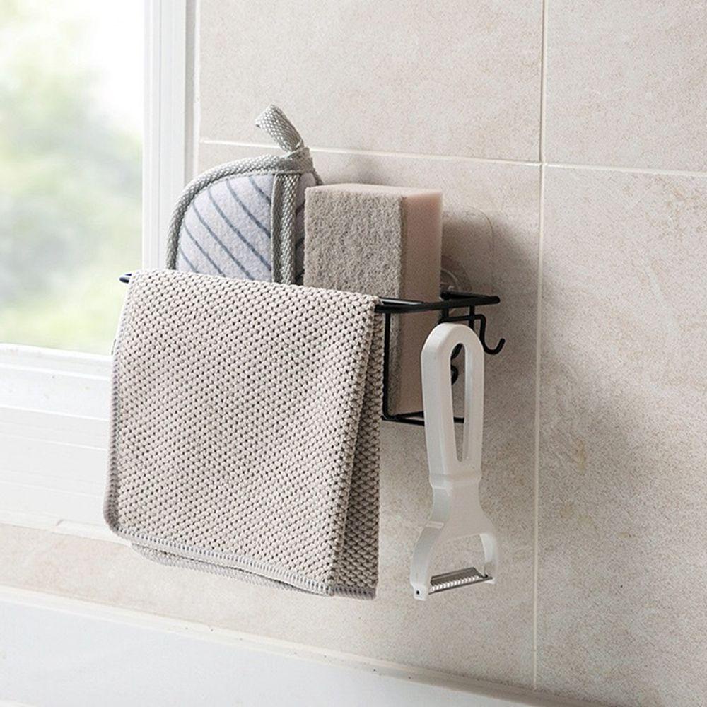 PATRICIA Giá Đỡ Bọt Biển Rửa Chén Bằng Sắt Gắn Tường Tiện Dụng Cho Bồn Rửa Nhà Bếp