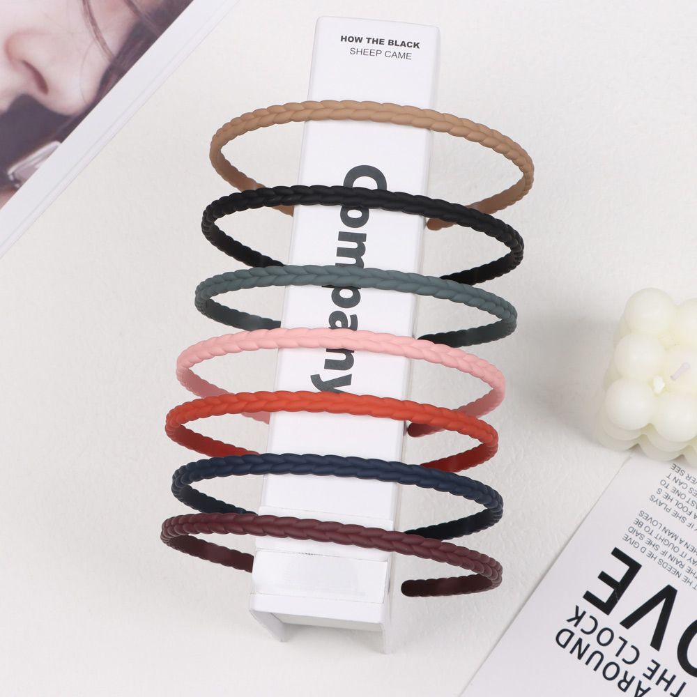 Cài tóc màu trơn đơn giản thời trang cho nữ