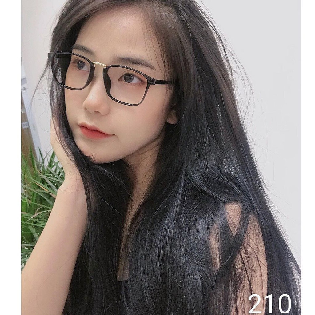 Gọng kính thời trang gọng nhựa dẻo siêu bền màu đen TR210 | BigBuy360 - bigbuy360.vn