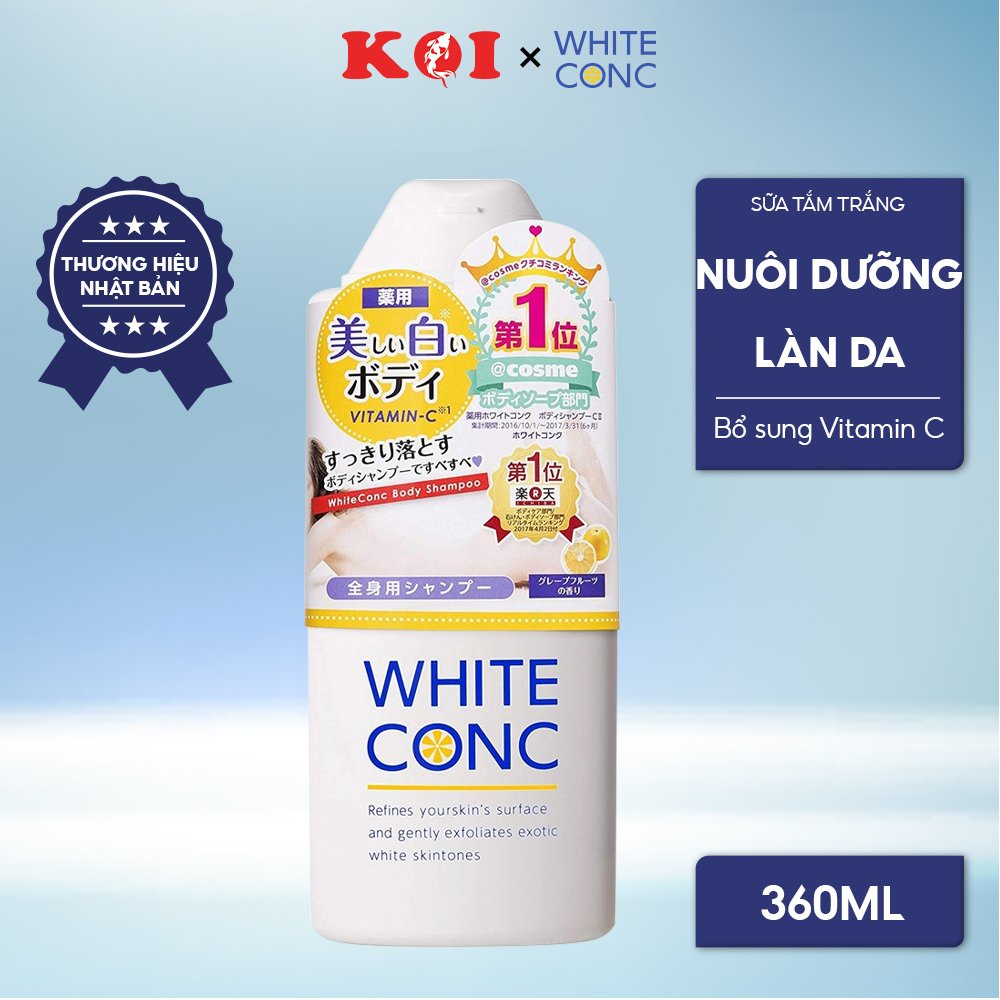 Sữa tắm trắng da toàn thân White Conc Body 360ml