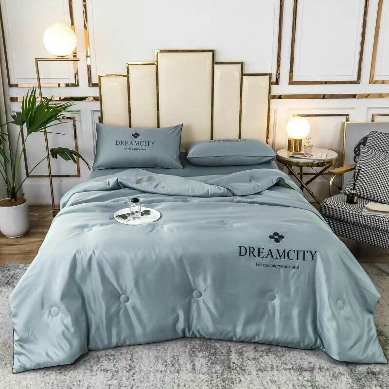 Bộ 4 chăn ga và vỏ gối lụa Tencel Dreamcity