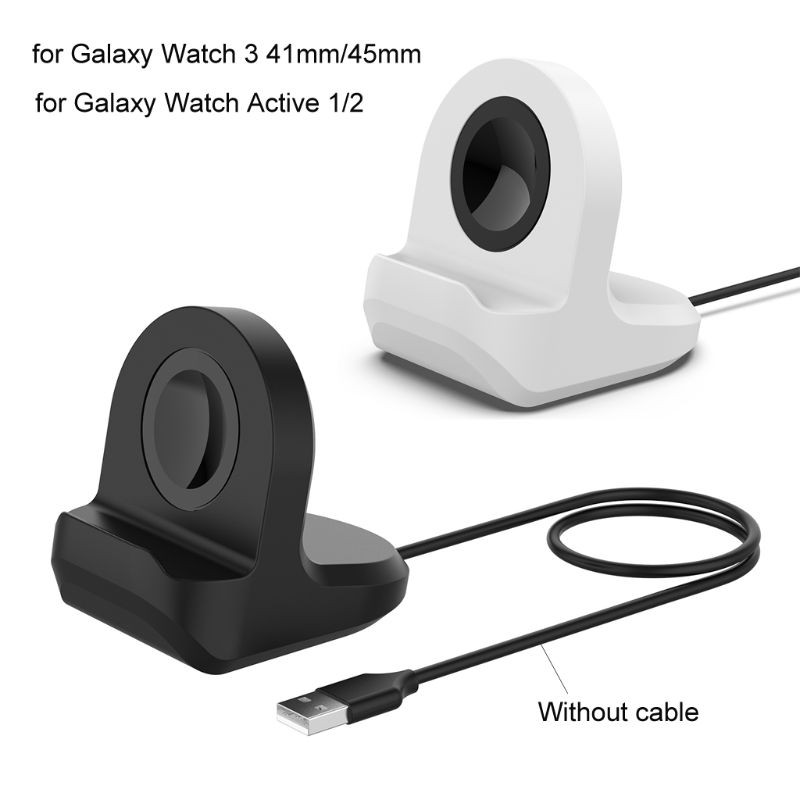 Đế Sạc Thông Dụng Cho Samsung Galaxy Watch 3 R840 R850 active 1/2 SM-R500 SM-R820 SM-R830