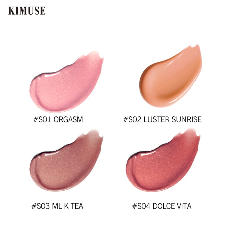 [Hàng mới về] Kem má hồng Kimuse dạng lỏng lâu trôi chống thấm nước không phai trang điểm đẹp mắt 6ml | BigBuy360 - bigbuy360.vn