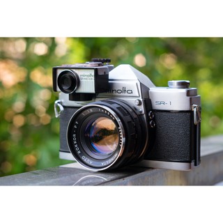 [Tặng nút chụp kim loại] Máy film cổ Minolta SR-1 cực vintage