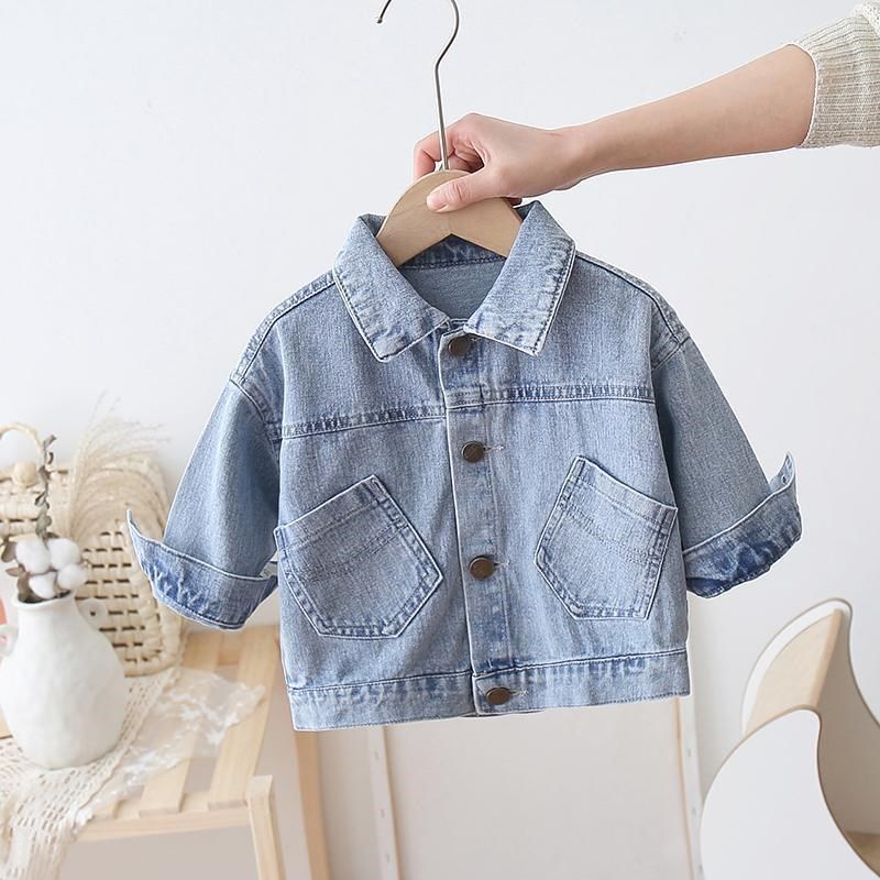 Áo Khoác Denim Phong Cách Mới 2022 Dành Cho Bé Trai Và Bé Gái