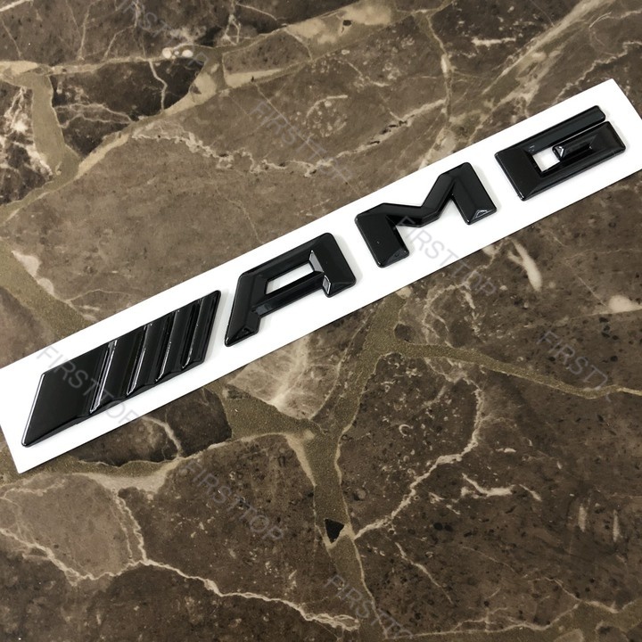 Tem Dán Bằng Nhựa ABS Và Hợp Kim Thép Không Gỉ Trang Trí Xe Hơi Mercedes AMG