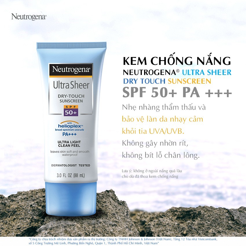 [HÀNG TẶNG KHÔNG BÁN] Kem chống nắng Neutrogena U.S Dry Touch SPF 50 88ml - 210099962