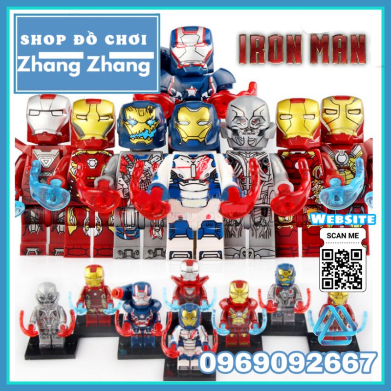 Đồ chơi Xếp hình Biệt đội Avengers Age of Ultron gồm người sắt Iron Man Minifigures Xinh X0267