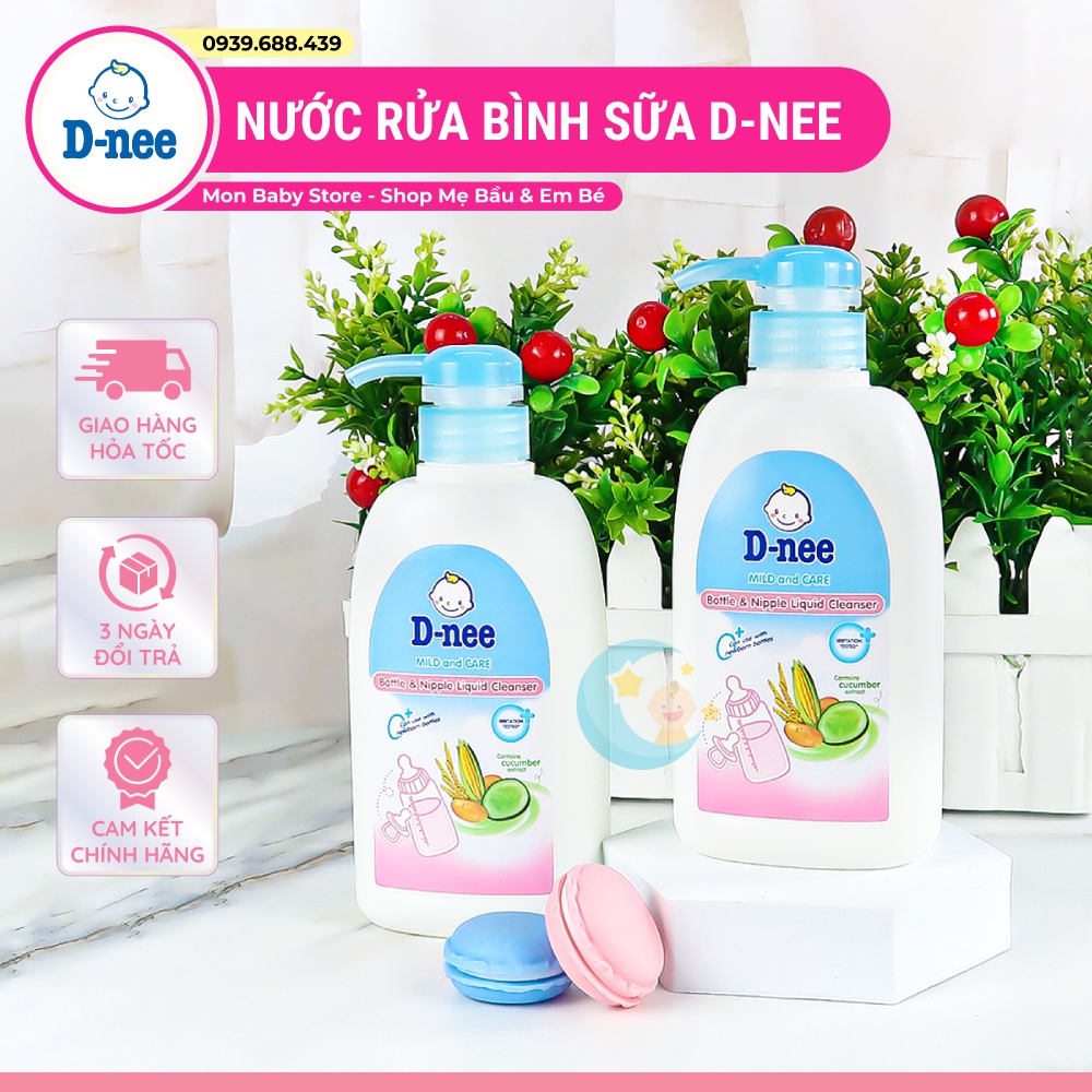 Nước rửa bình sữa Dnee - dung dịch rửa bình sữa và trái cây D-nee Thái Lan