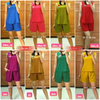 Thanh lý lẻ size bộ lanh hàng nhà máy 180k chỉ còn 75k