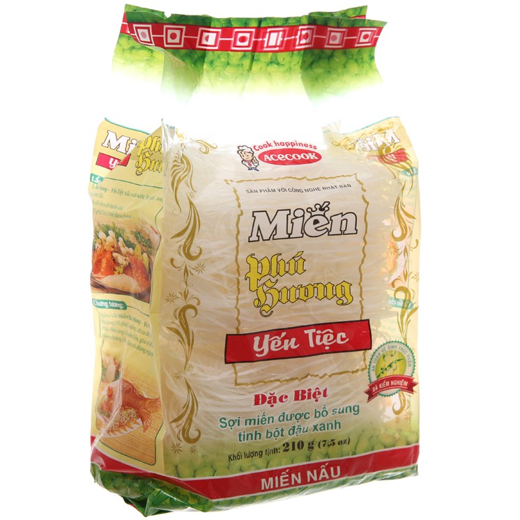 Miến yến tiệc đậu xanh Phú Hương gói 210g