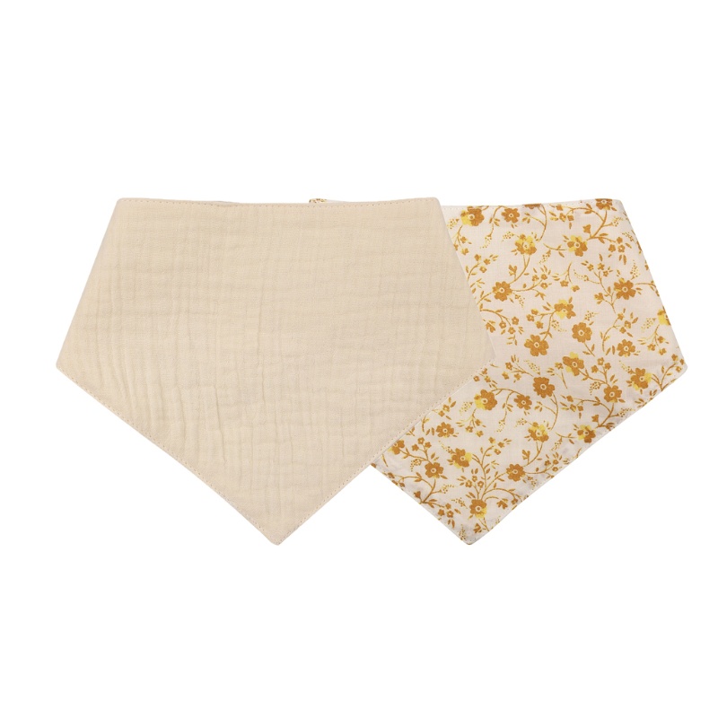 Yếm Ăn Hình Tam Giác Chất Liệu Cotton Thân Thiện Với Da Dành Cho Bé Trai Và Bé Gái