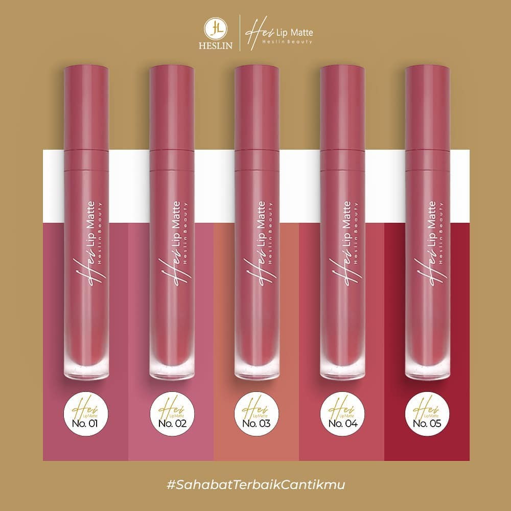 (hàng Mới Về) Son Lì Heslin Beauty Hei Lên Màu Đẹp | BigBuy360 - bigbuy360.vn