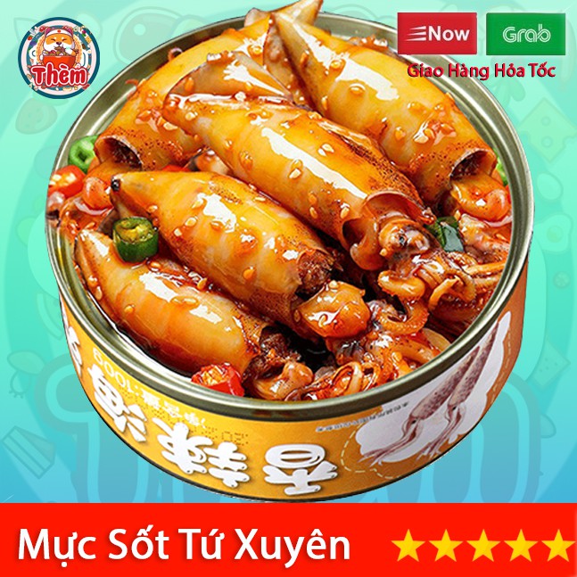 Mực Sốt Cay Đóng Hộp Tứ Xuyên