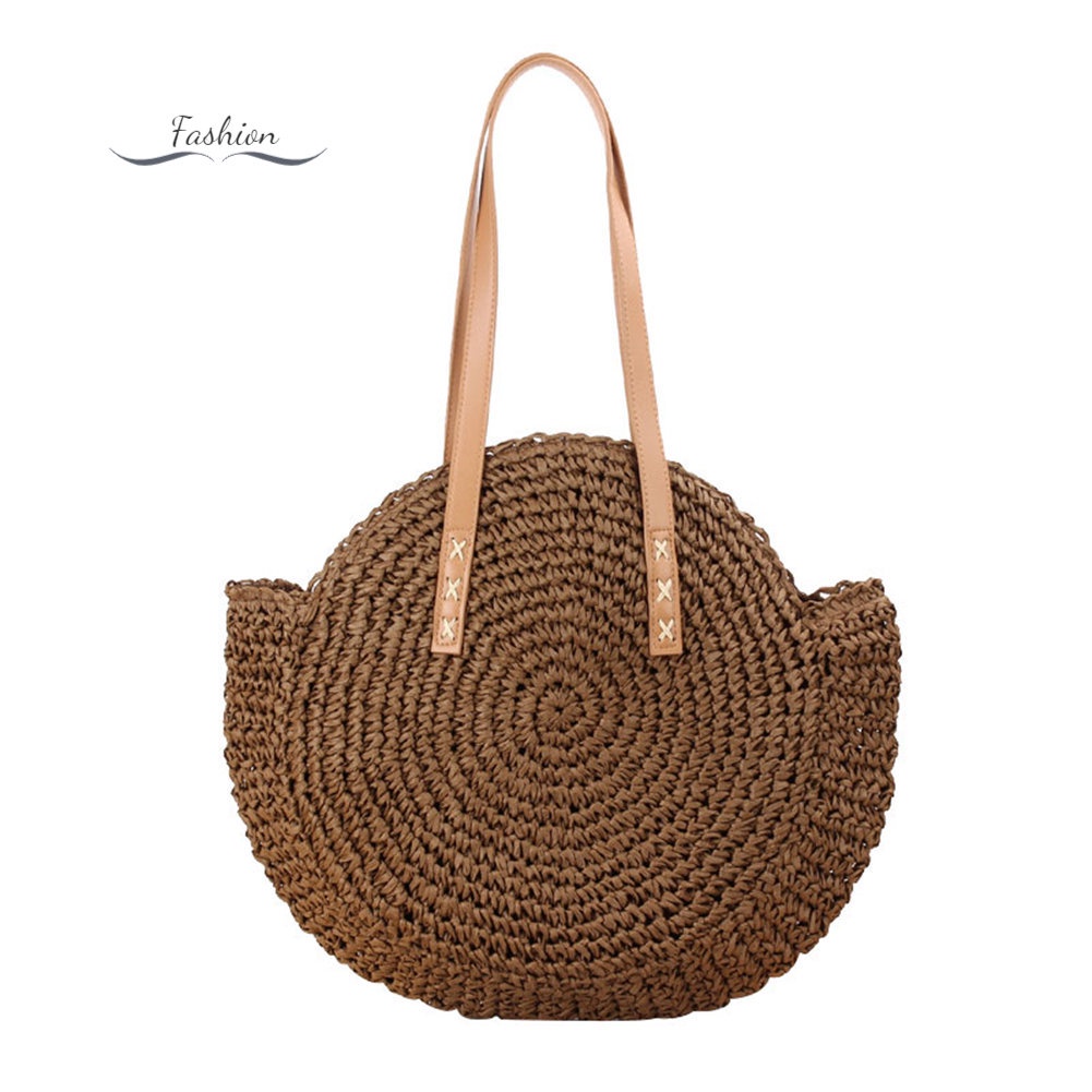 Túi Xách Đan Mây Dáng Tròn Thời Trang Nữ Tính