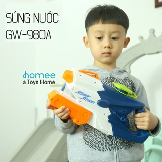 Súng bắn nước bơm hơi StarWarr GW-980A, cỡ lớn, dung tích siêu khủng, nhựa abs siêu bền bỉ