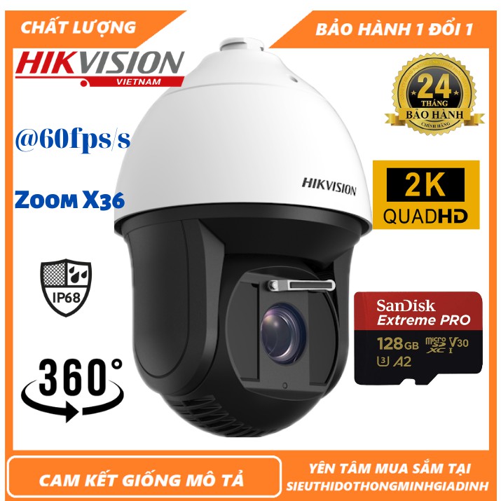 Camera PTZ Hikvision DS-2DF8236IV-AELW - Zoom Quang Học X36 -1920x1080@60fps/s - Hãng Hikvision - Mới 100% [BH 5 Năm]