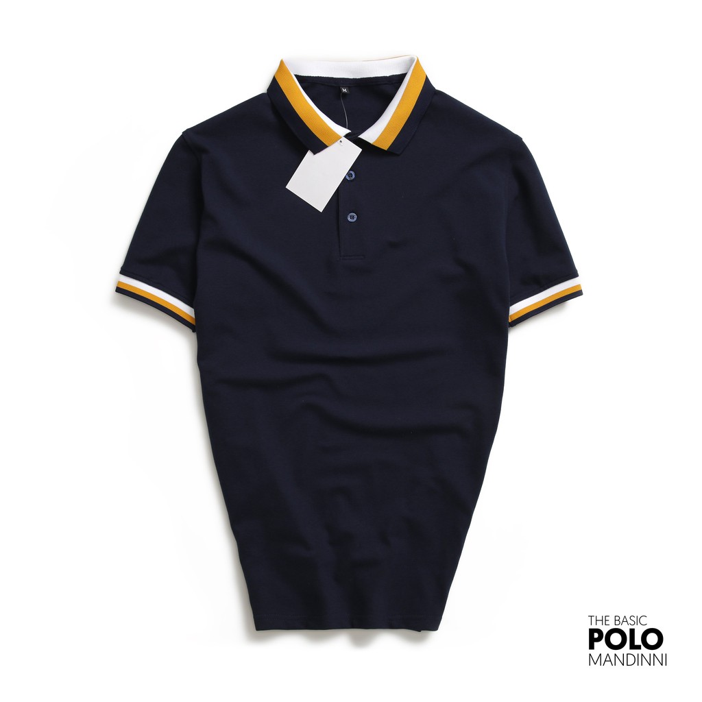 Áo thun nam Polo Phối Viền - Mandinni | BigBuy360 - bigbuy360.vn