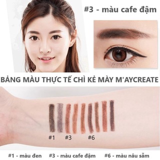Chì Kẻ Mày MayCreate Eyebrow Pencil MCE101