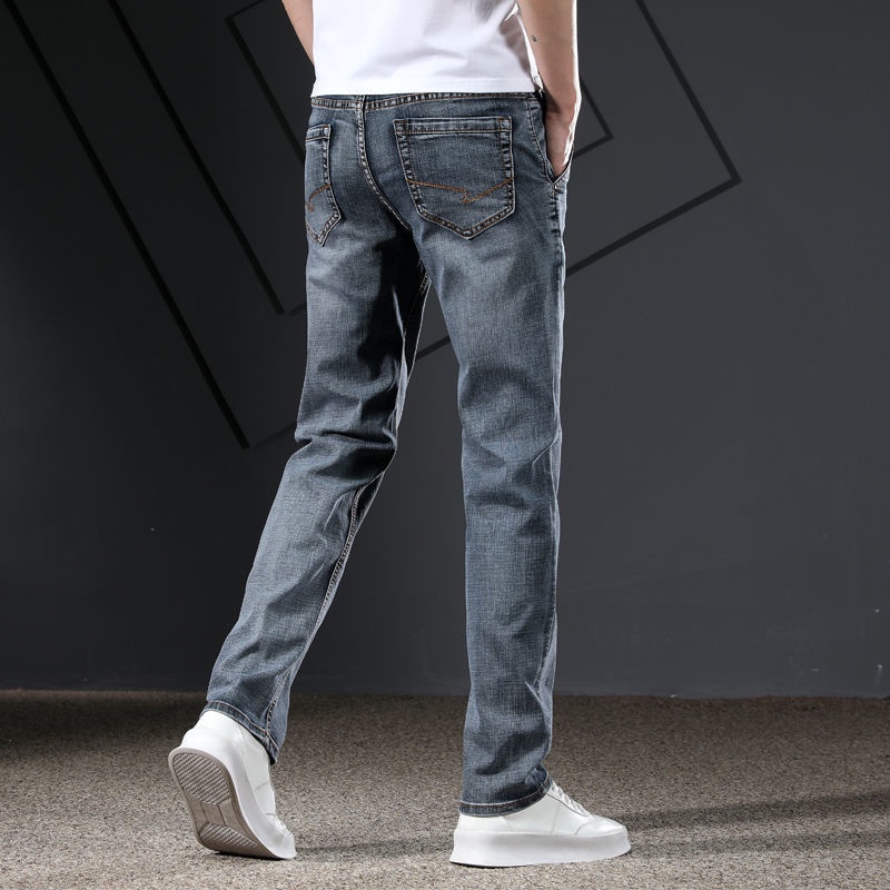 Quần jean dài dáng rộng thời trang thu đông cho nam