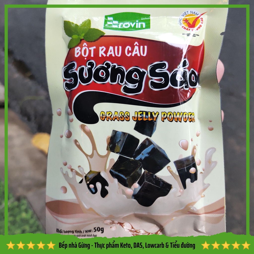 Bột sương sáo Rovin chính hãng - For Keto, DAS, Lowcarb, Eatclean &amp; Tiểu đường