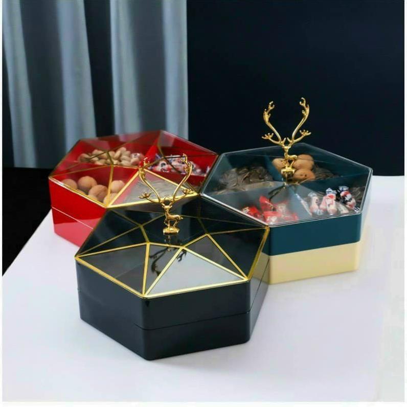 Khay Mứt Tết Hưu Hai Tầng Sang Trọng Hiện Đại