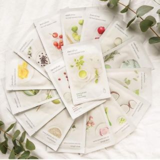 Combo mix 10 loại mặt nạ Innisfree real squeeze mask