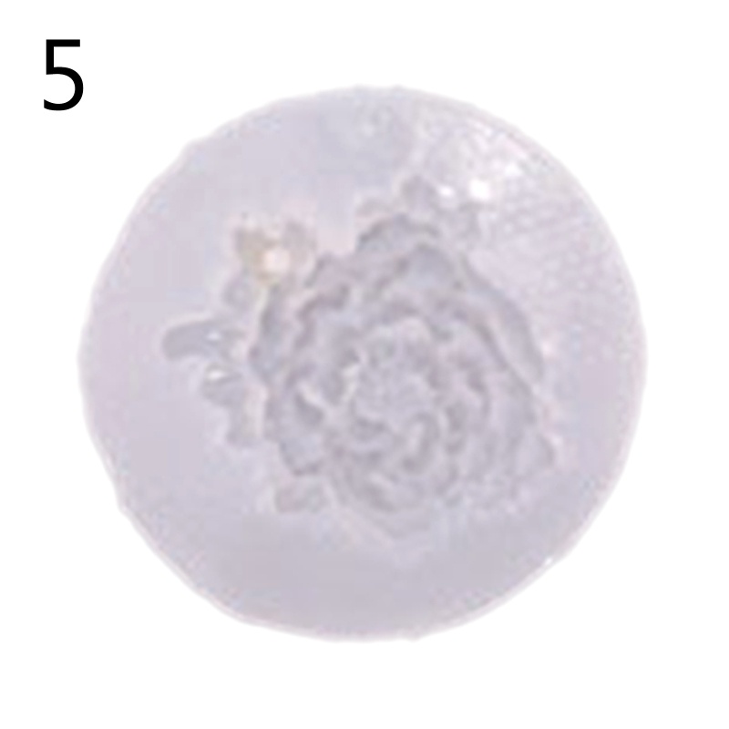 Sa Khuôn Silicone Làm Móc Khóa Hình Bông Hoa DIY