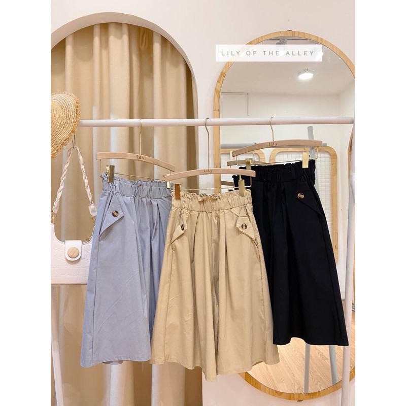 Quần giả váy 2 khuy (ib chọn màu )