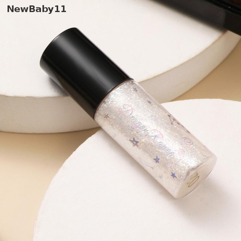 1 Hộp Phấn Mắt Dạng Lỏng 10 Màu Lấp Lánh Chống Thấm Nước NewBaby