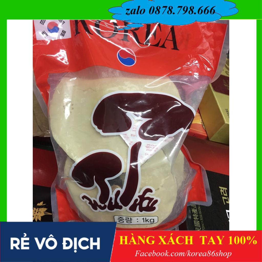 [ HÀNG XÁCH TAY ]  Nấm LInh Chi Túi Đỏ Hàn Quốc, Túi 1kg