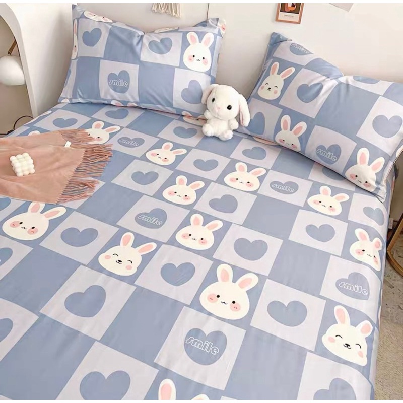 Bộ Ga Gối ❤️ ga gối cotton 100% họa tiết đáng yêu cho bé phong cách Hàn Quốc đủ size đệm nhập khẩu chính hãng