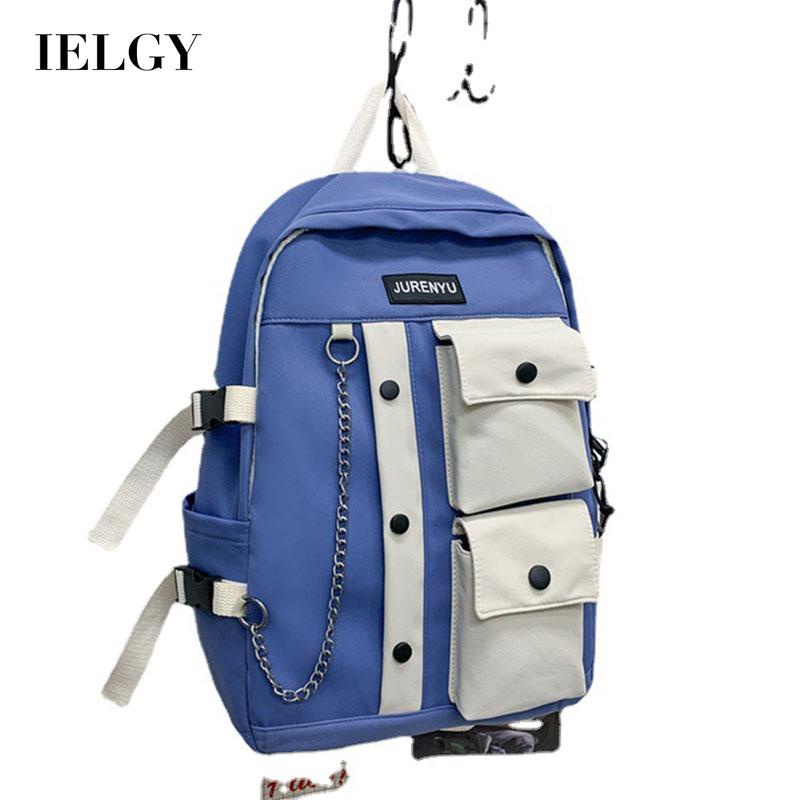 Ba Lô Đeo Vai Cỡ Lớn Màu Sắc Tương Phản Phong Cách Hàn Quốc Thời Trang Cho Nam