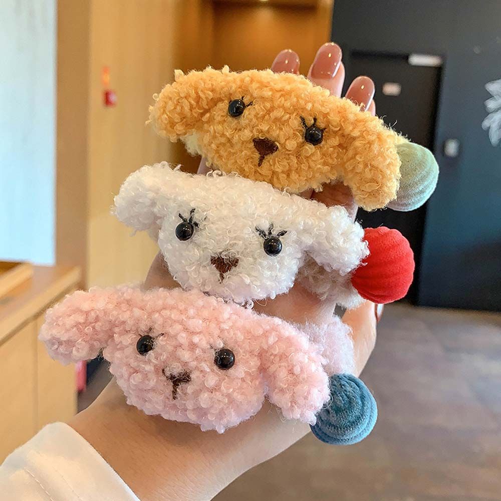 Dây buộc tóc co giãn hình búp bê chó con cỡ lớn 2LIFE cho nữ