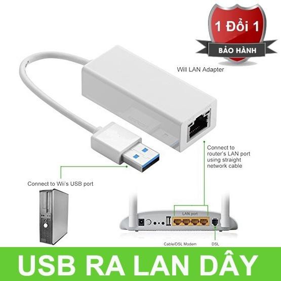 CÁP CHUYỂN USB RA LAN