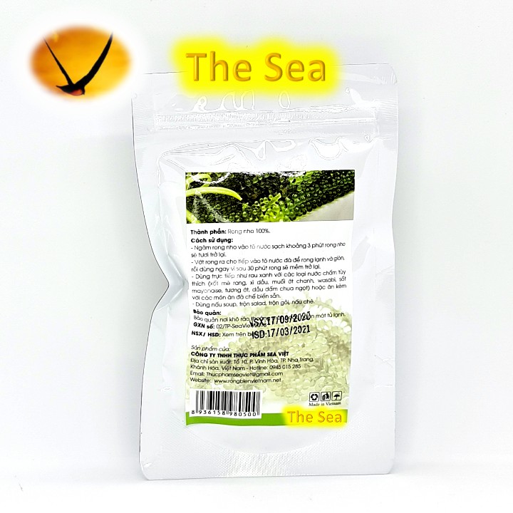 Rong nho tách nước Sea Việt 100g - Rong nho biển tách nước từ rong nho tươi ngon | BigBuy360 - bigbuy360.vn