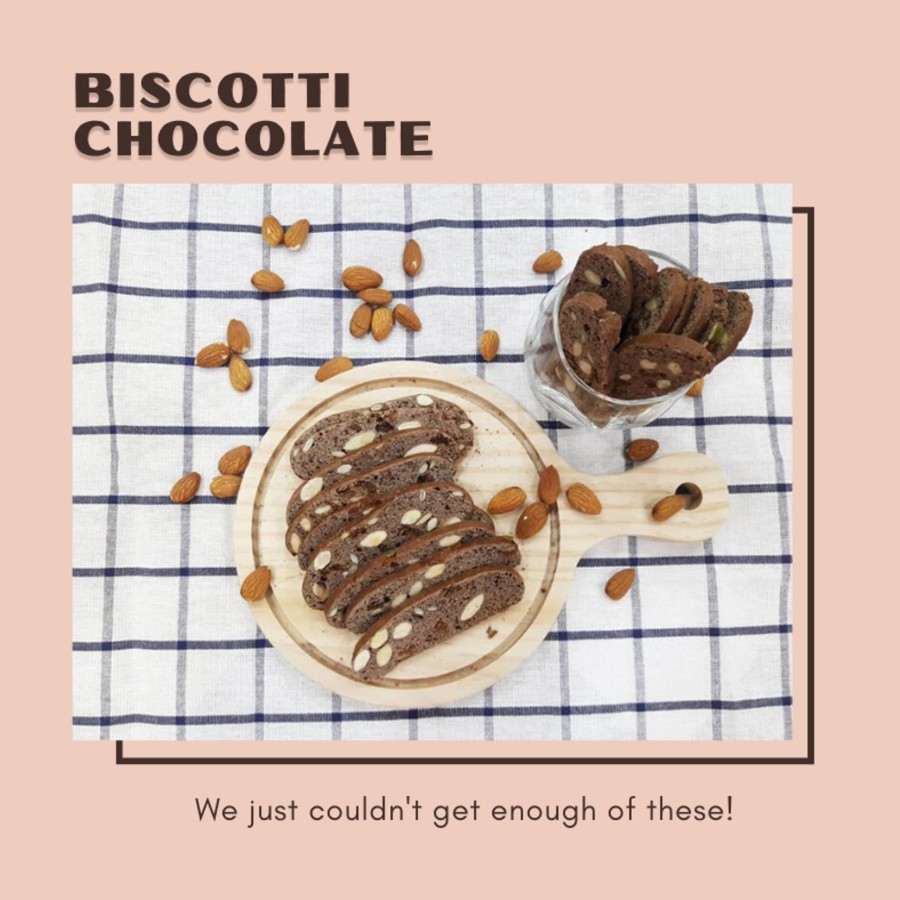 Bánh ăn kiêng Biscotti nguyên cám, bánh ăn kiêng vị socola - B01 | BigBuy360 - bigbuy360.vn