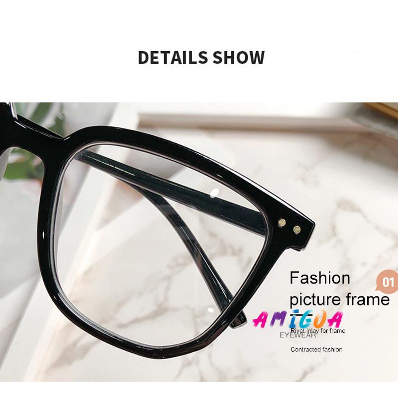✨✨Mắt kính gọng lớn chống ánh sáng xanh thời trang sành điệu cho nam và nữ